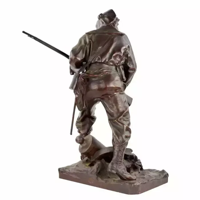 Onisme Aristide Croisy. Bronze Figure Of A Brave, Military Sailor. photo buy