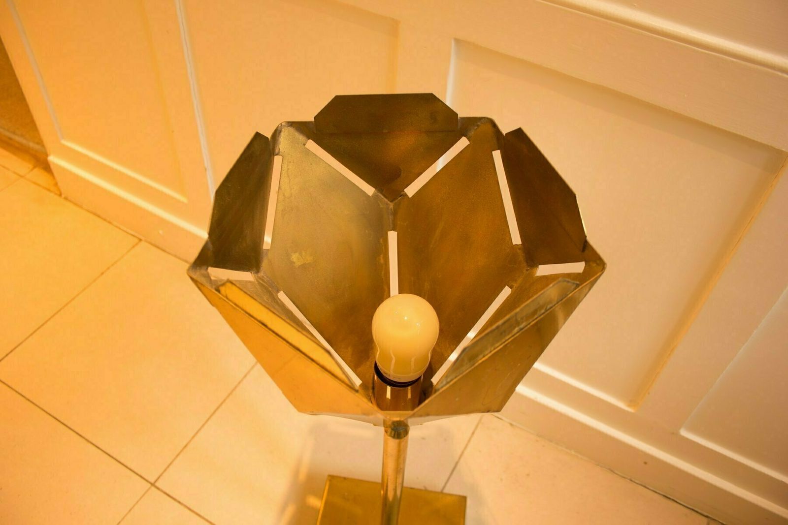 Kaleidoscope Floor Lamp By Gabriella Crespi, 1970s photo Lighting