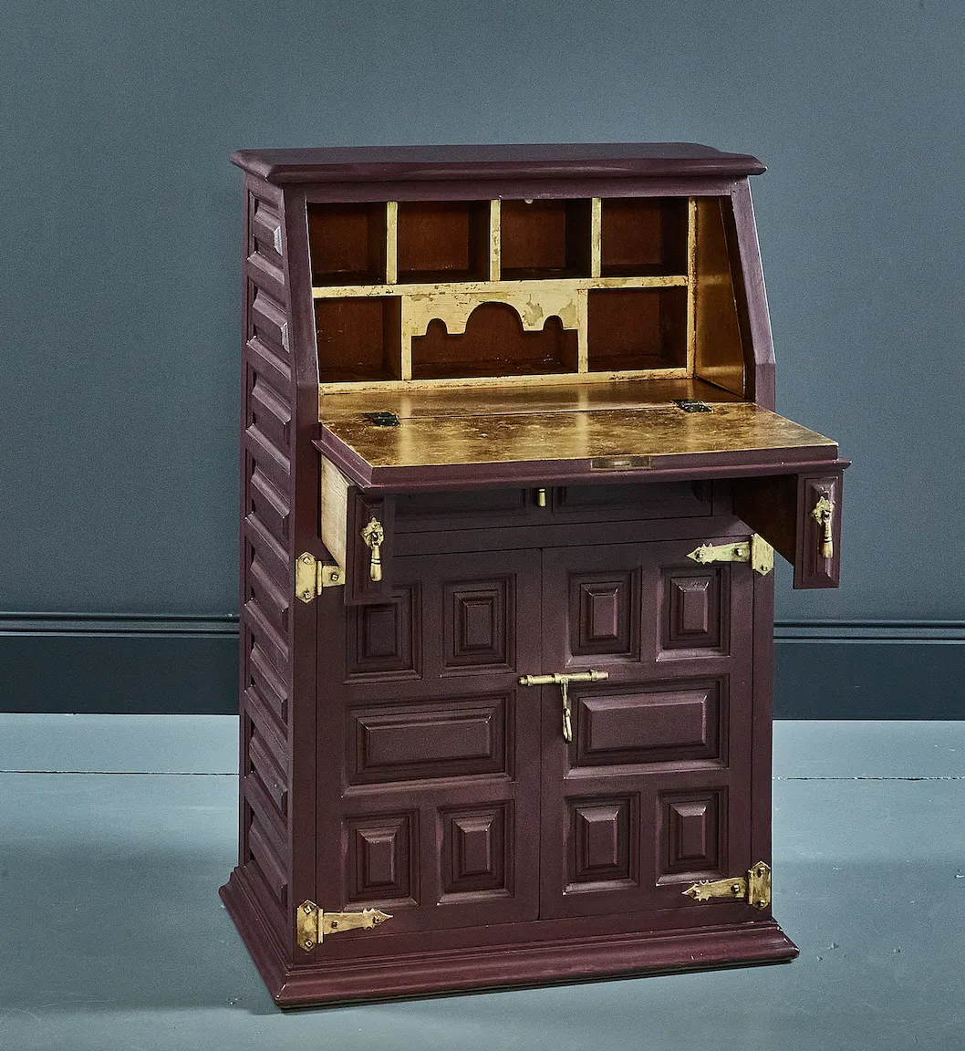 Burgundy 'Younger Toledo' Style Cocktail Cabinet photo for sale