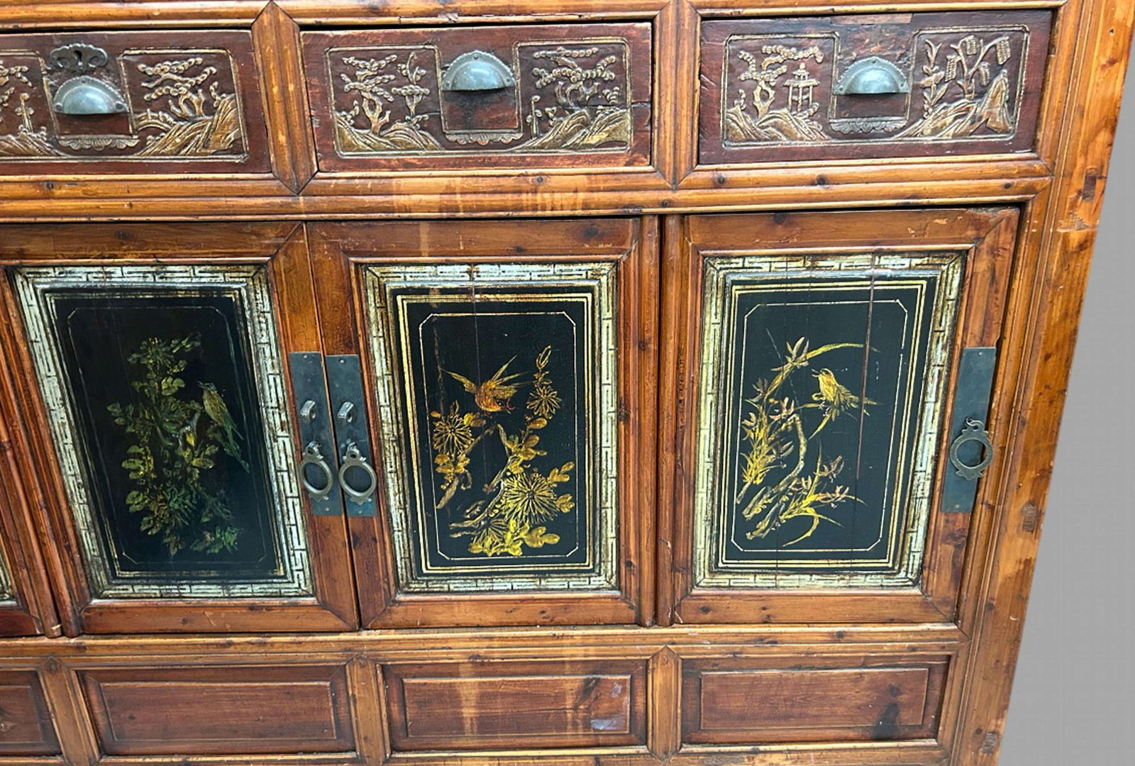 Chinese Export Lacquered Cabinet photo 1895.0
