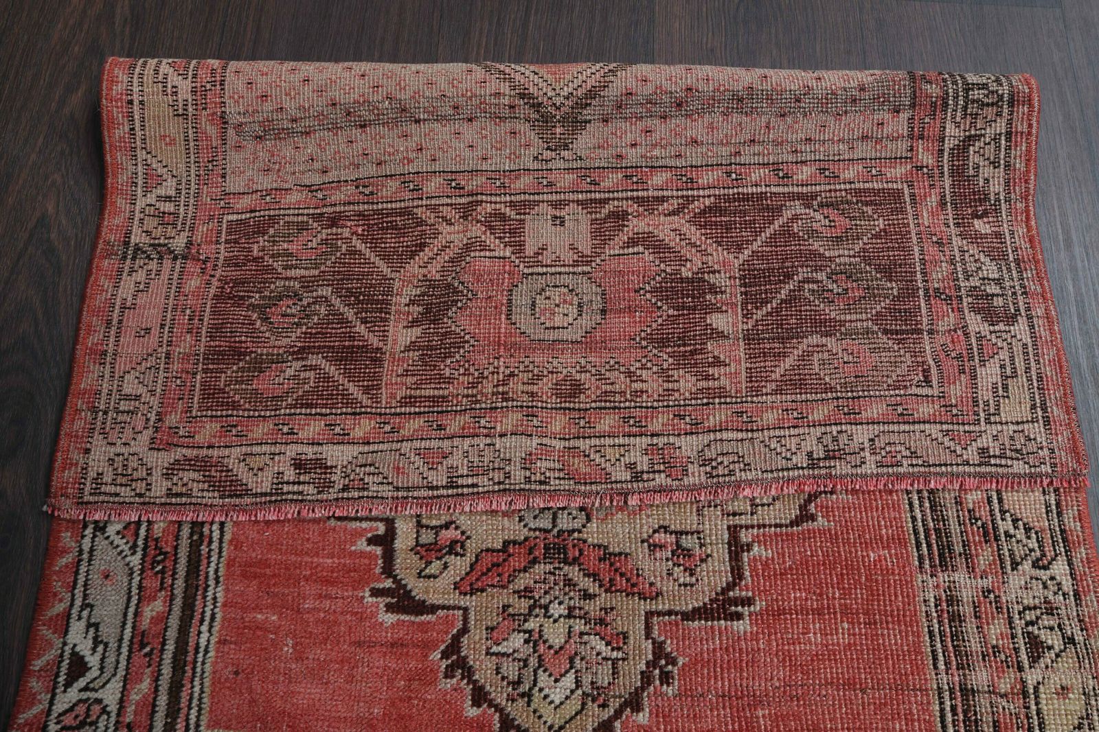 Turkish Doormat Rug, Bath Mat, Bathroom Rug, Kitchen Throw Carpet, Door Mat, Vintage Small Rug, One Of A Kind Carpet, Entrway photo 144.0