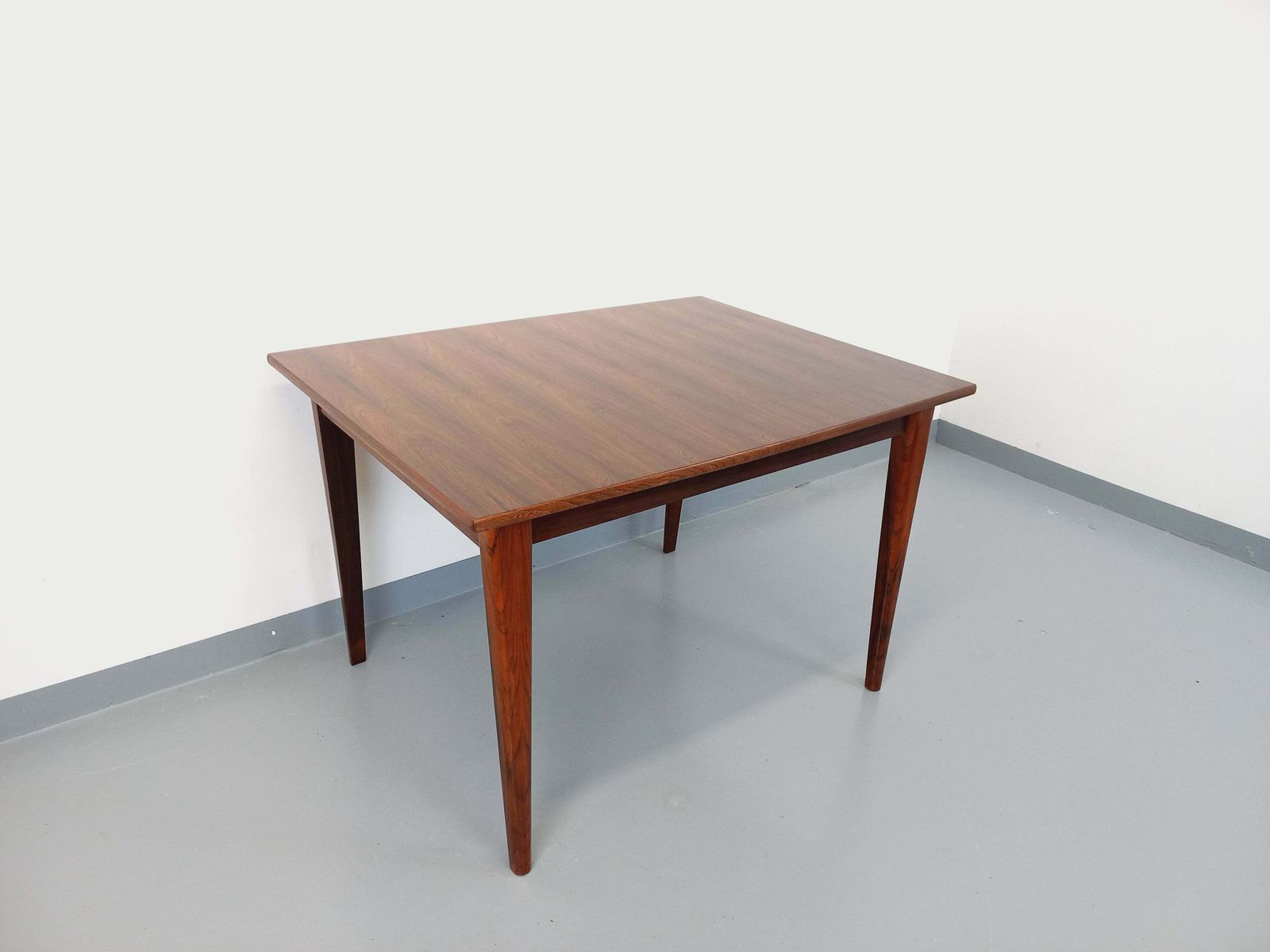 Rechthoekige rozenhoutentafel, jaren 1960