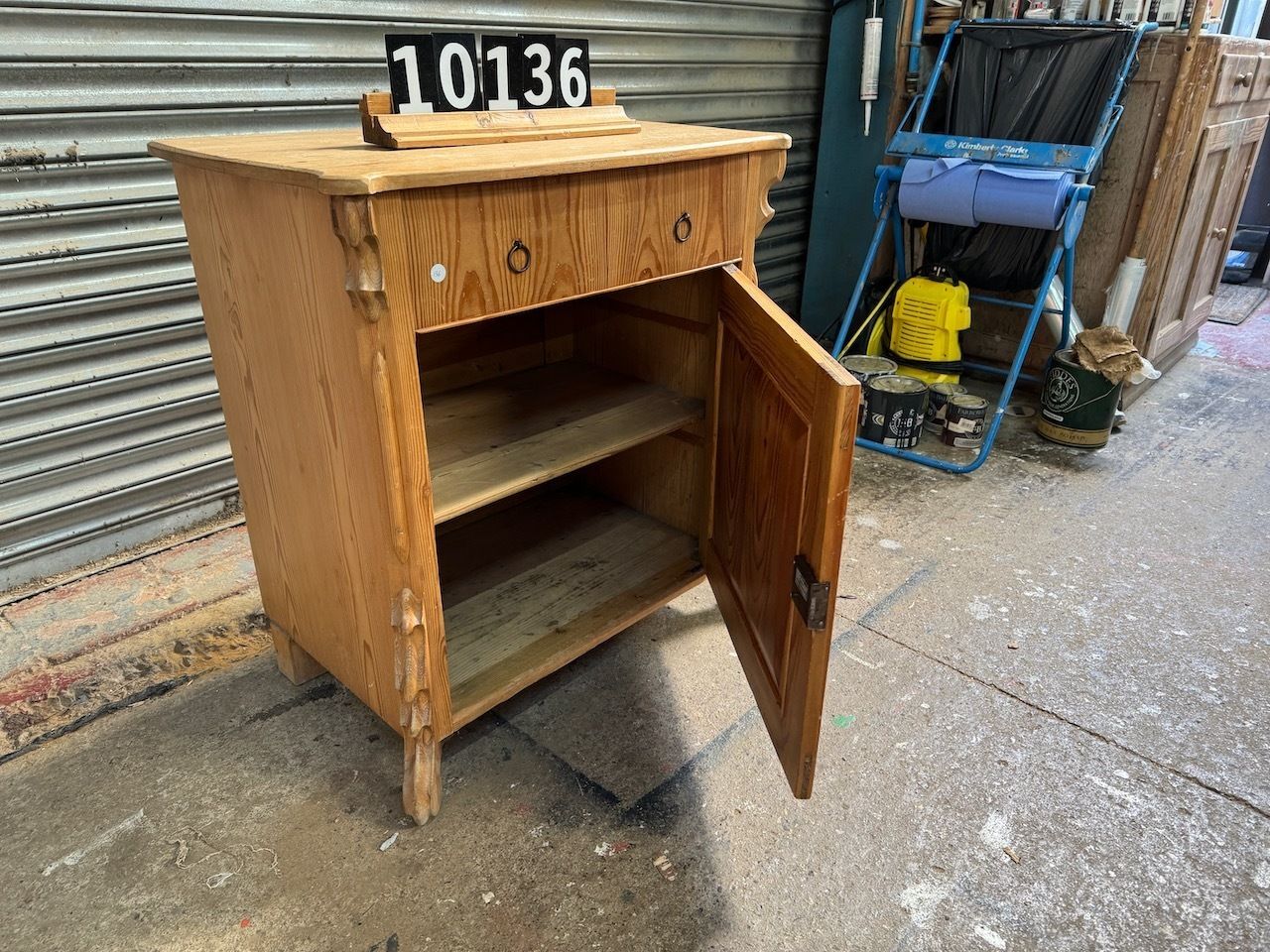 Beautiful Small Antique Pine Cupboard Ready For Wax/Paint Ref 10136 photo for sale