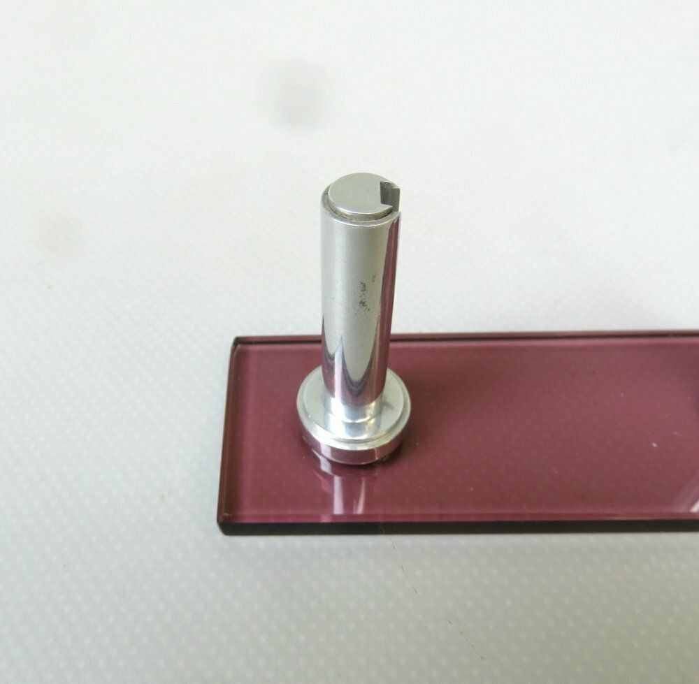 photo for sale Art Deco Picture Frame In Rose Glass & Aluminum, 1920s