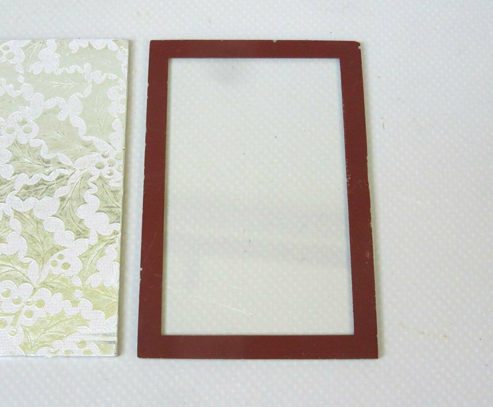 photo vintage Art Deco Picture Frame In Rose Glass & Aluminum, 1920s