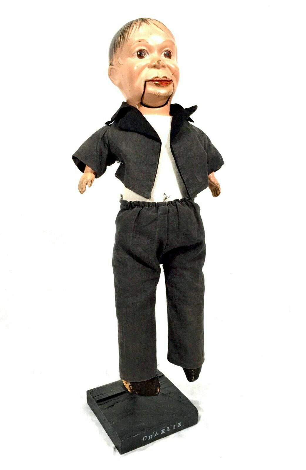 Antique Early 1930s Charlie Mccarthy Ventriloquist Dummy By The Reliable Doll Co photo for sale