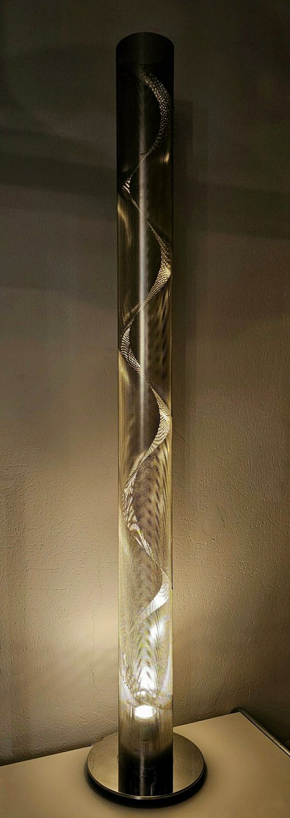 Very Rare Postmodern Tubular Floor Lamp "Tall Spiral No.5" By Thierry Vide // Made In France In 1999 photo furniture