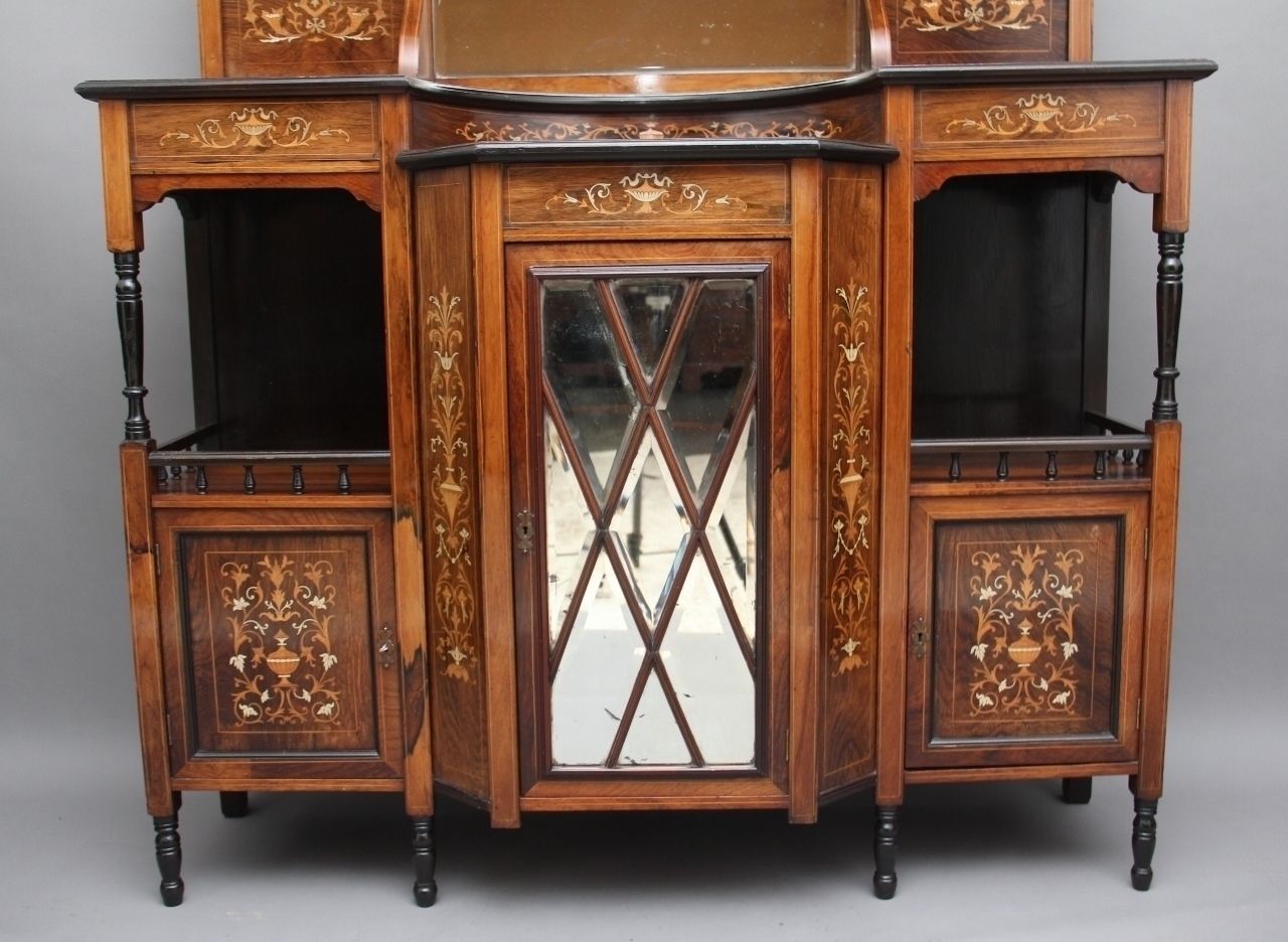 19th Century Rosewood And Inlaid Cabinet photo vinterior