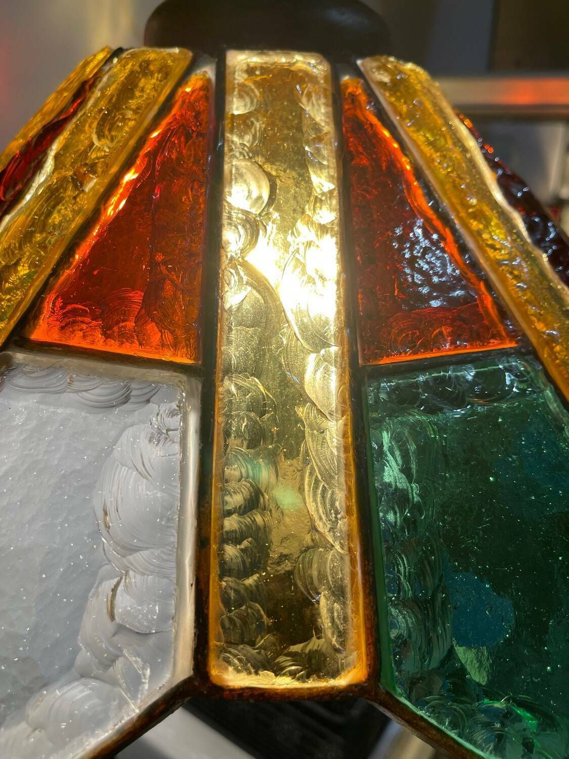 Poliarte Pendant Lamp By Longobard In Murano Glass, 1980s photo for sale