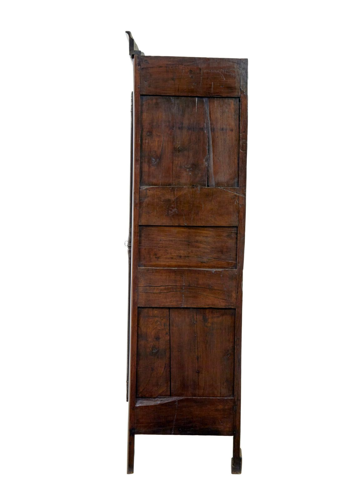photo furniture 18th Century Carved French Yew And Chestnut Armoire
