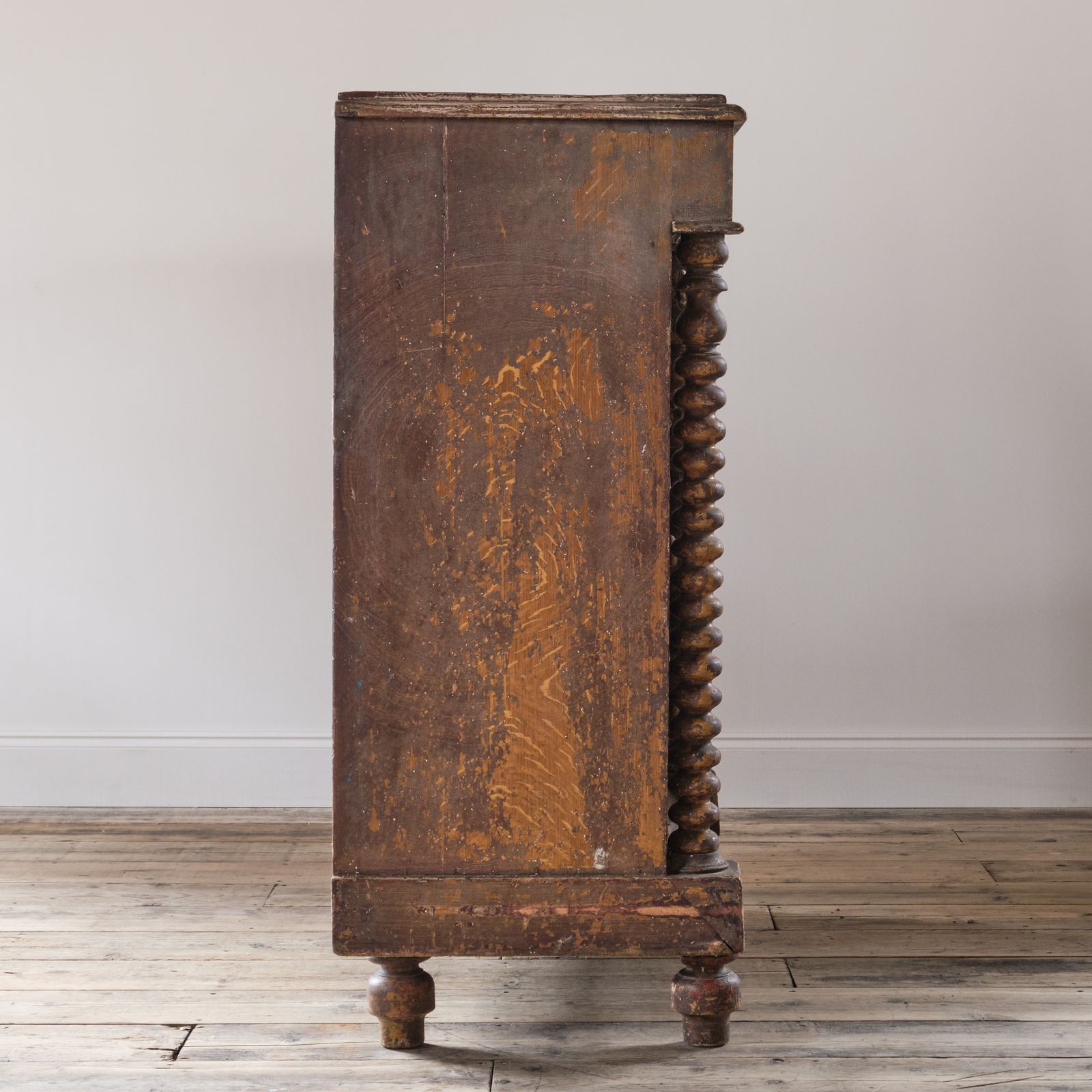19th Century Scottish Painted Pine Chest Of Drawers photo furniture