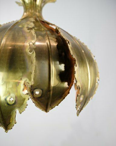 Ceiling Lamp Known As "Onion"  Made In Brass By Sven Aage Holm Sørensen From 1960s photo Lighting