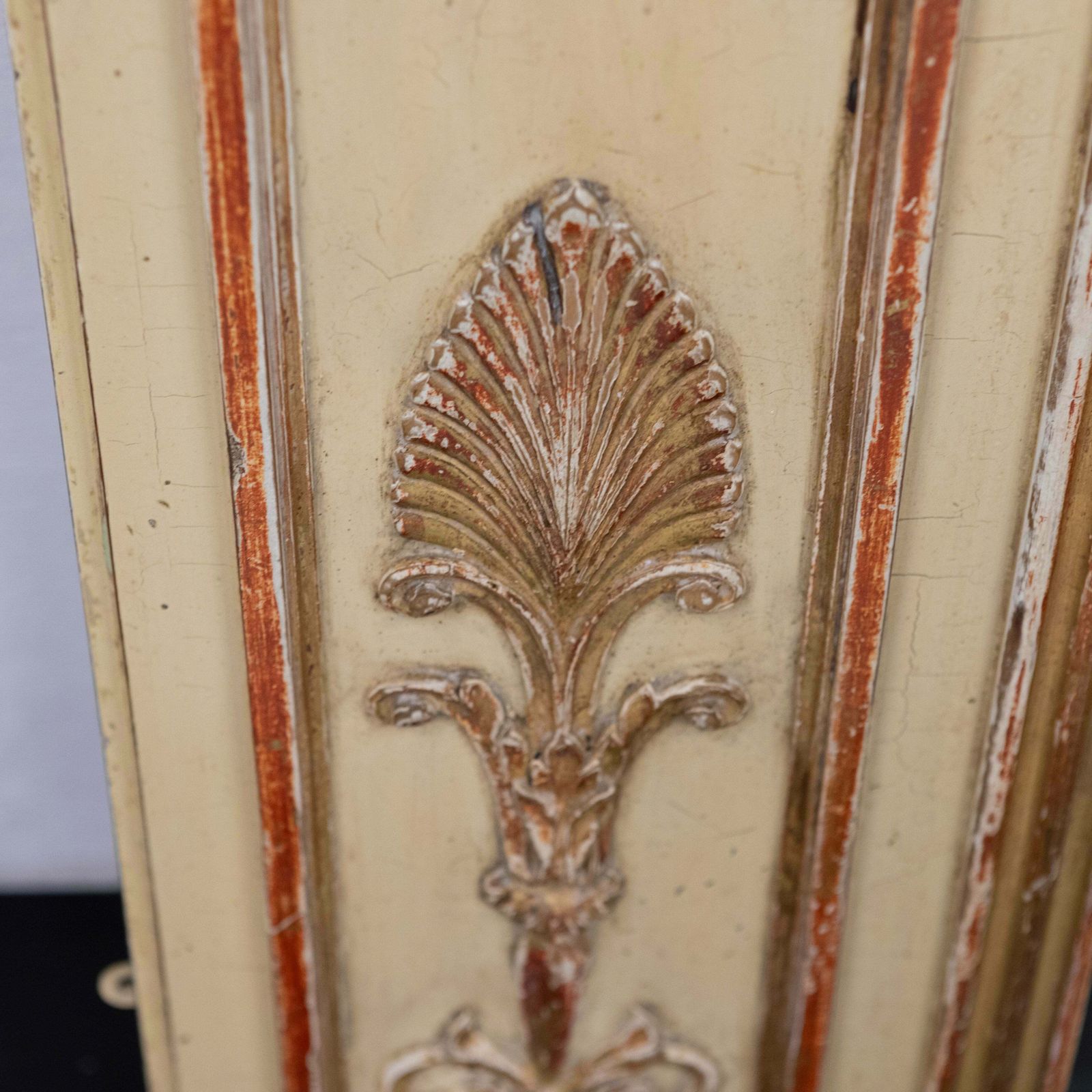 Large Louis XVI Trumeau Mirror With Oil Painting And Gilt Gesso Details photo 2500.0