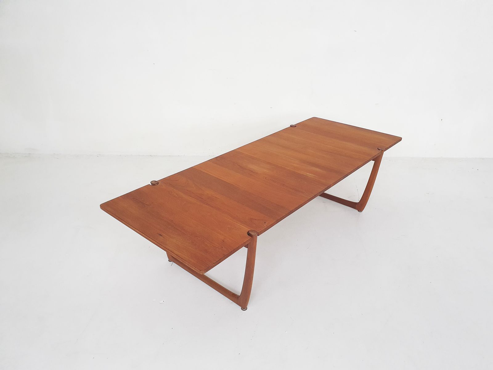 Large Teak Coffee Table By Peter Hvidt And Orla Molgaard Nielsen Model Fd 575 For France And Son, Denmark 1950's photo furniture