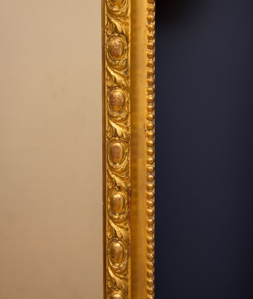 An English Antique Gilded Overmantle Mirror photo vinterior