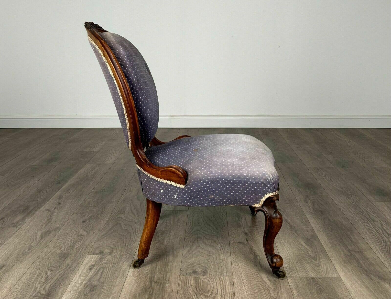 Antique 19th Century Nursing Chair / Armchair In Mahogany photo Furniture