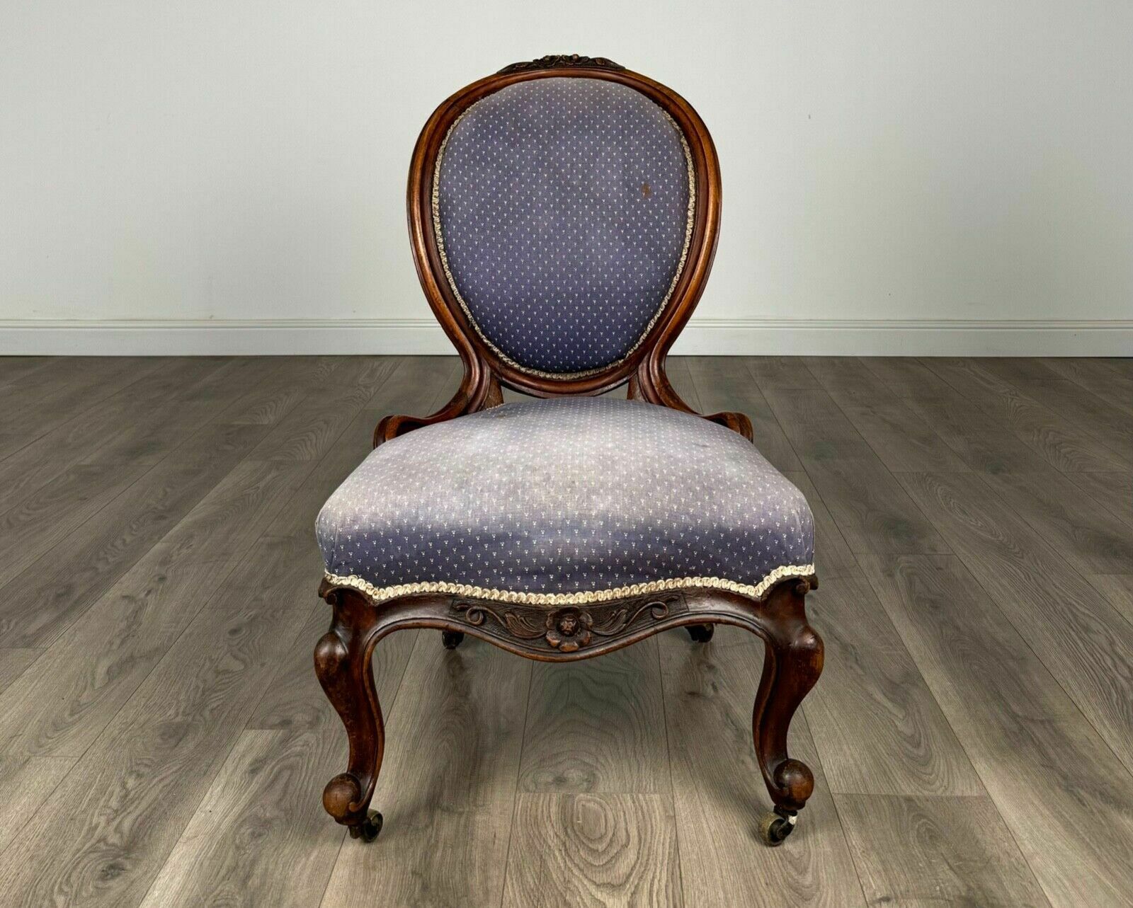 Antique 19th Century Nursing Chair / Armchair In Mahogany photo vinterior