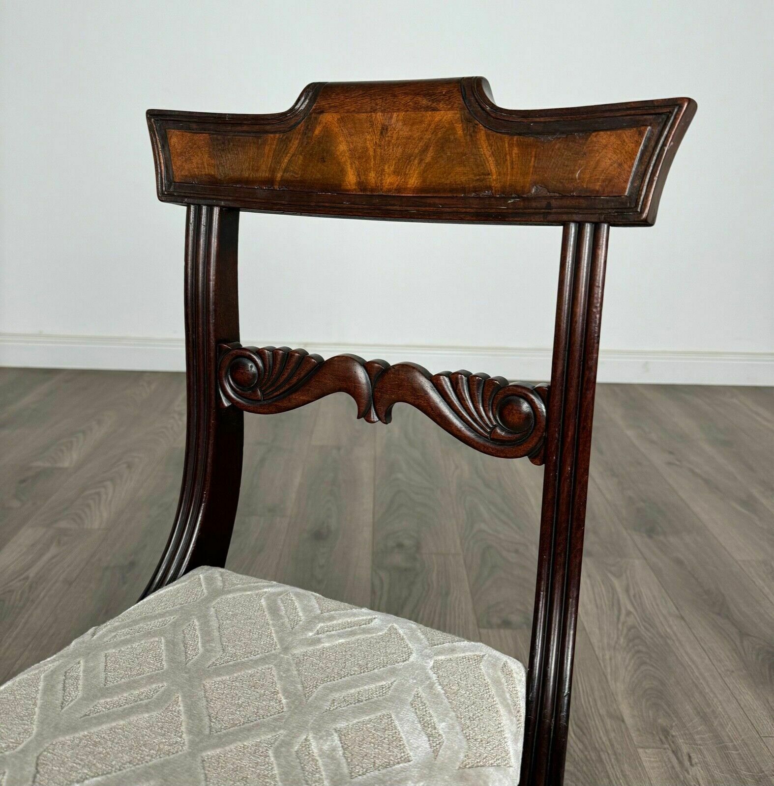 Antique Early 19th Century Set Of 8 Regency Dining Chairs photo 1650.0