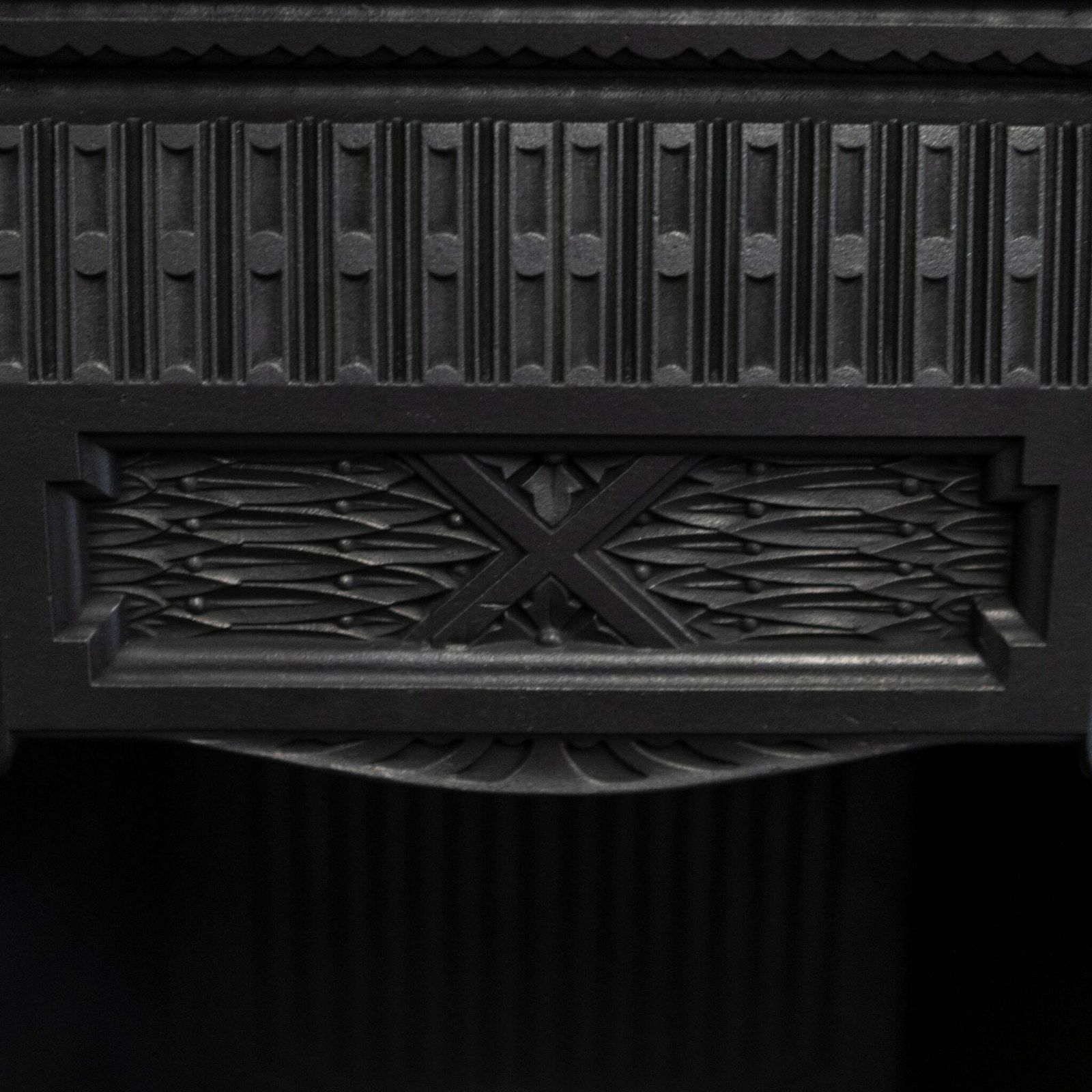 Antique Cast Iron Combination Fireplace photo furniture