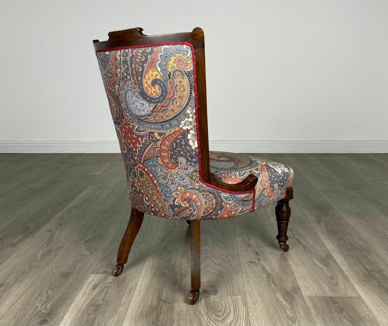 Antique 20th Century Nursing Chair / Armchair In Mahogany photo 250.0