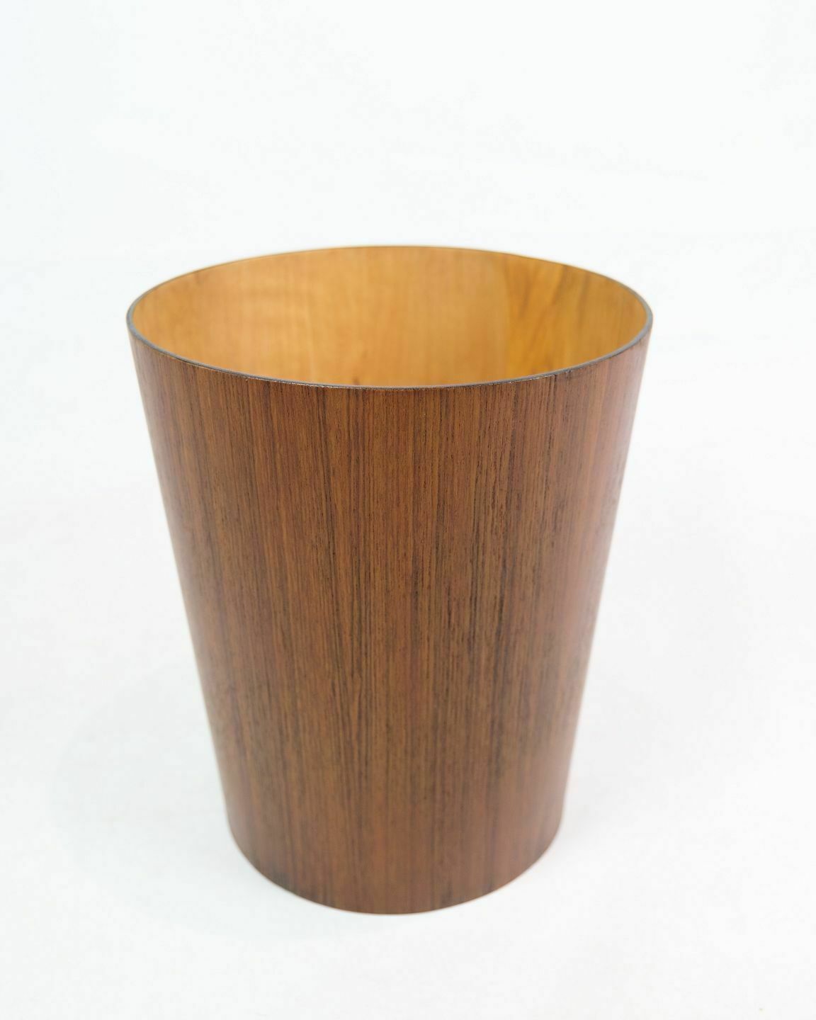 Paper Basket In Teak For Servex, Sweden From 1960s