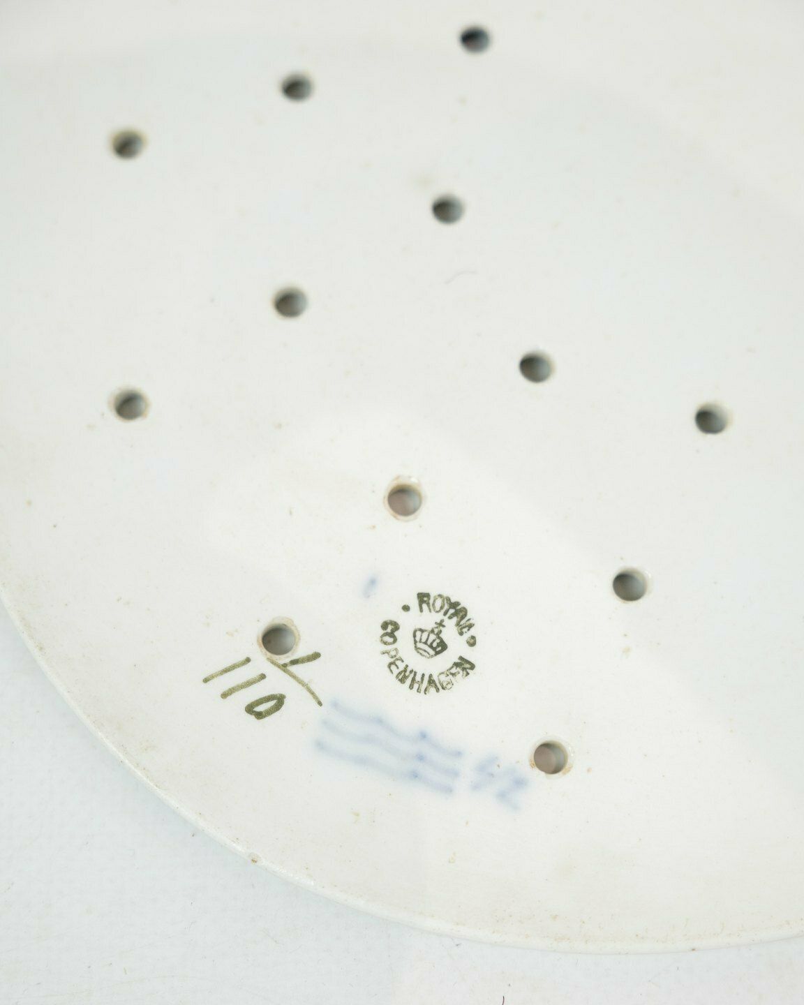 Oval Fisherman Decoration Number 1/110 Older Date By Royal Copenhagen photo vintage