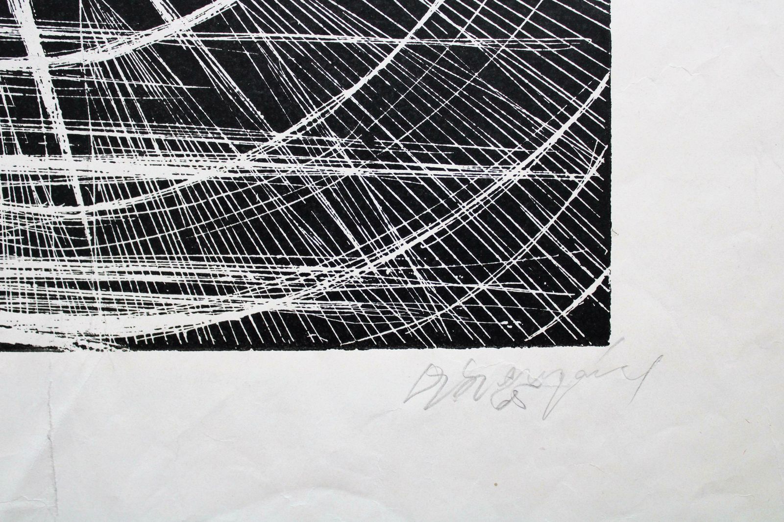Dzidra Ezergaile Sunrise. 1965, Paper, Etching, 53x52 Cm 1965 photo for sale