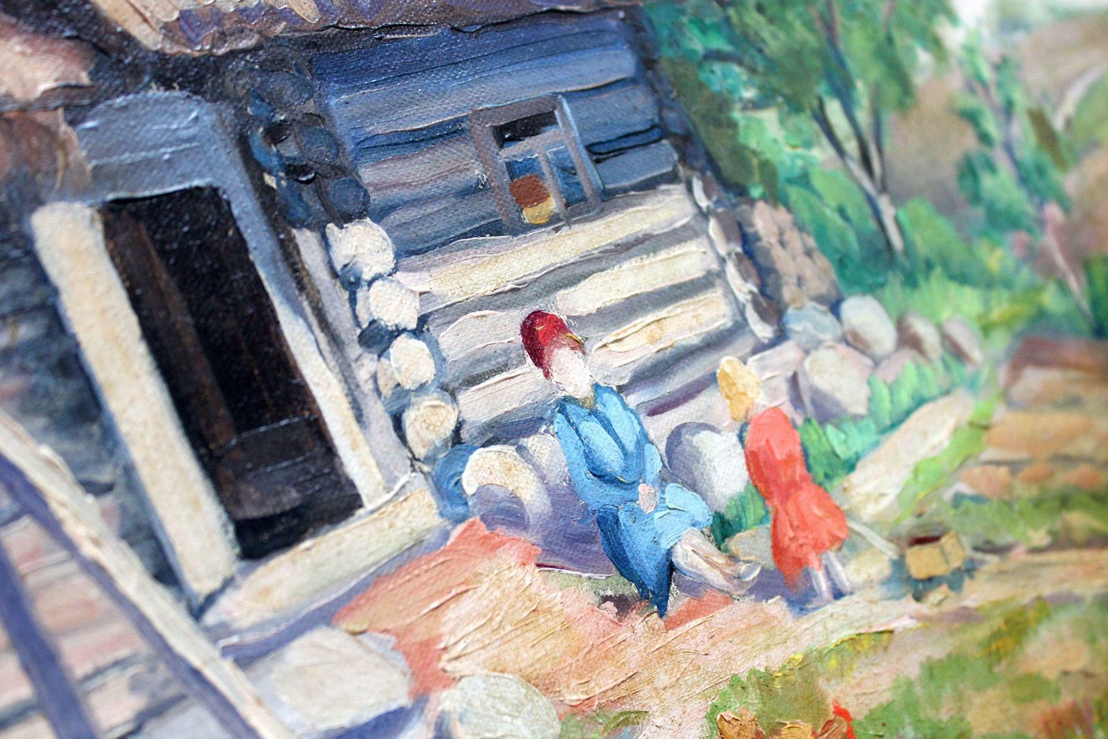 Aleksandr Rodin Old Bath House. Oil On Canvas, photo buy