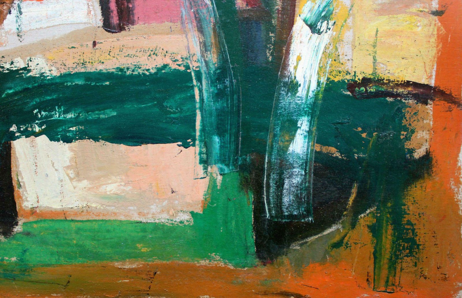 Aleksandr Rodin Village. Oil On Cardboard photo furniture