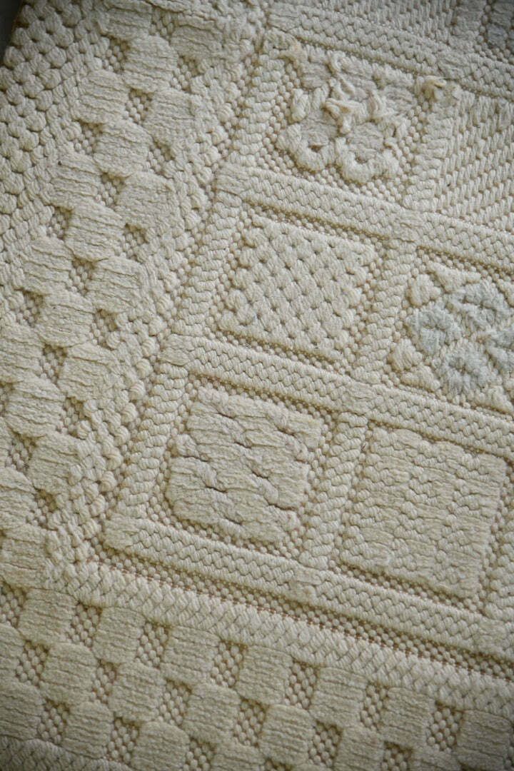 Vintage Felpa Cream Wool Rug