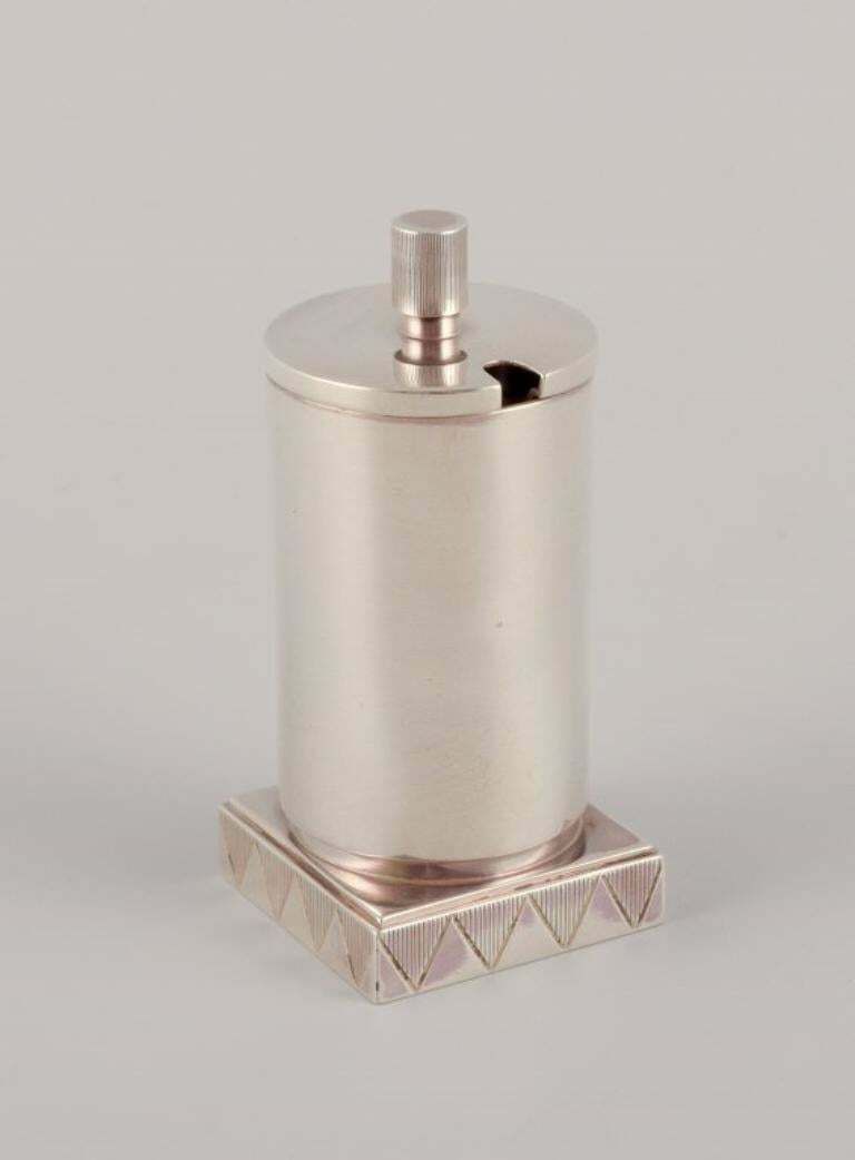 Jørgen Jensen For Georg Jensen. Rare Art Deco Mustard Pot In Sterling Silver photo furniture