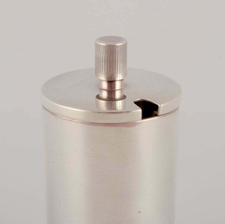 Jørgen Jensen For Georg Jensen. Rare Art Deco Mustard Pot In Sterling Silver photo for sale