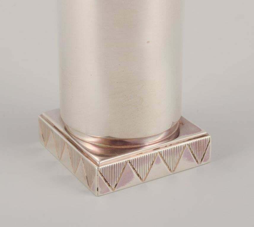 Jørgen Jensen For Georg Jensen. Rare Art Deco Mustard Pot In Sterling Silver photo Home Decor