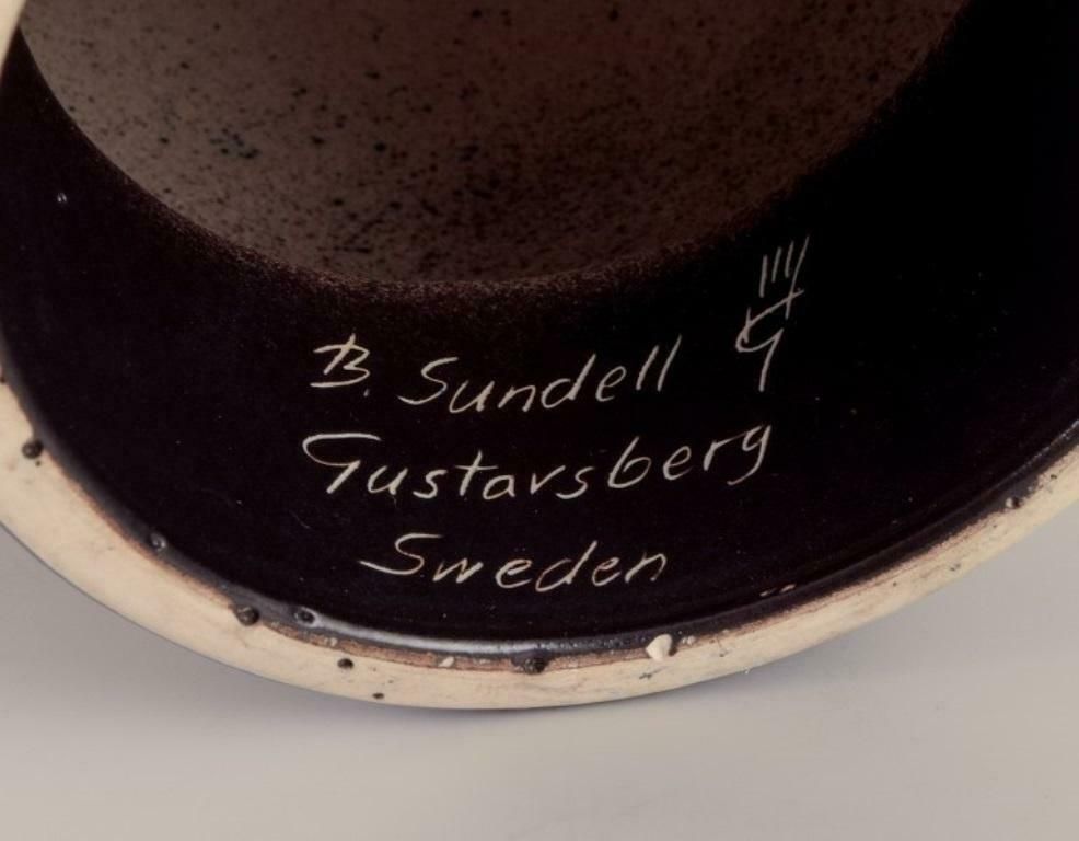 Berit Sundell, Gustavsberg. Ceramic Tabletop Clock In The Shape Of A Soccer Ball photo buy