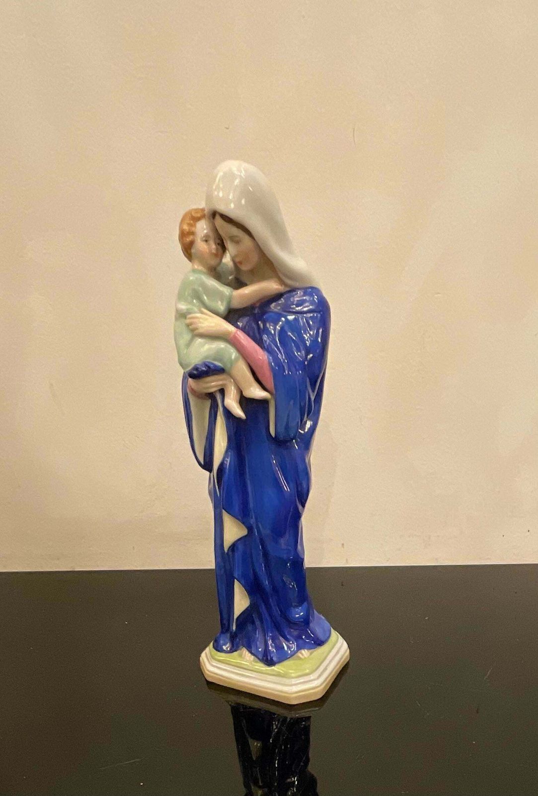 Kister Schibe Alsbach   Madonna Con Bambino   Porcellana Del 1940 photo for sale