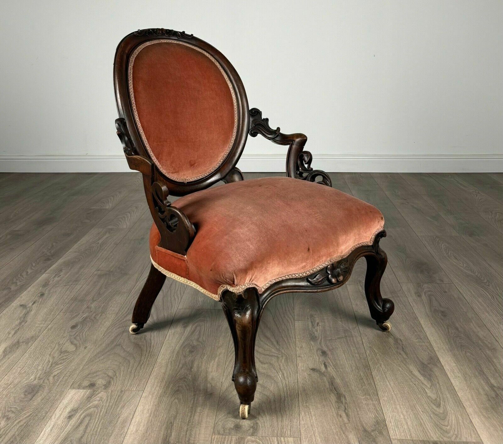 Antique 19th Century Armchair In Mahogany ( Ref Af 3141 ) photo 375.0