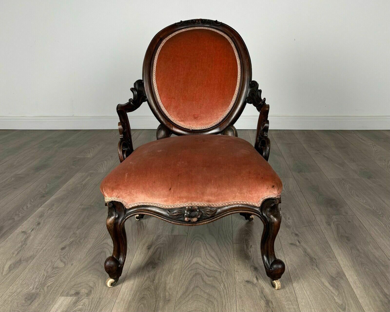 Antique 19th Century Armchair In Mahogany ( Ref Af 3141 ) photo vinterior