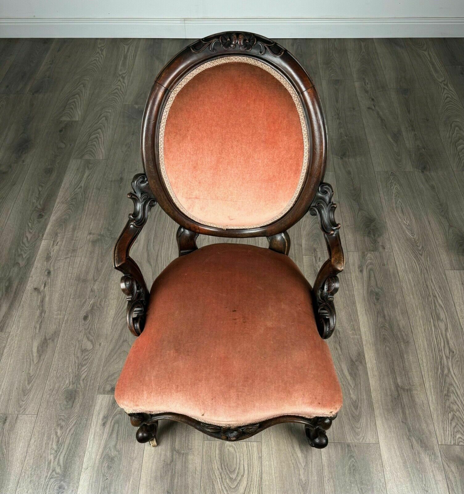 Antique 19th Century Armchair In Mahogany ( Ref Af 3141 ) photo buy
