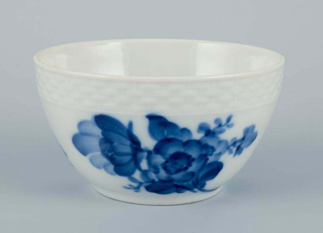Royal Copenhagen Blue Flower Braided. Sugar Bowl And Bouillon Cup In Porcelain. photo 162.0