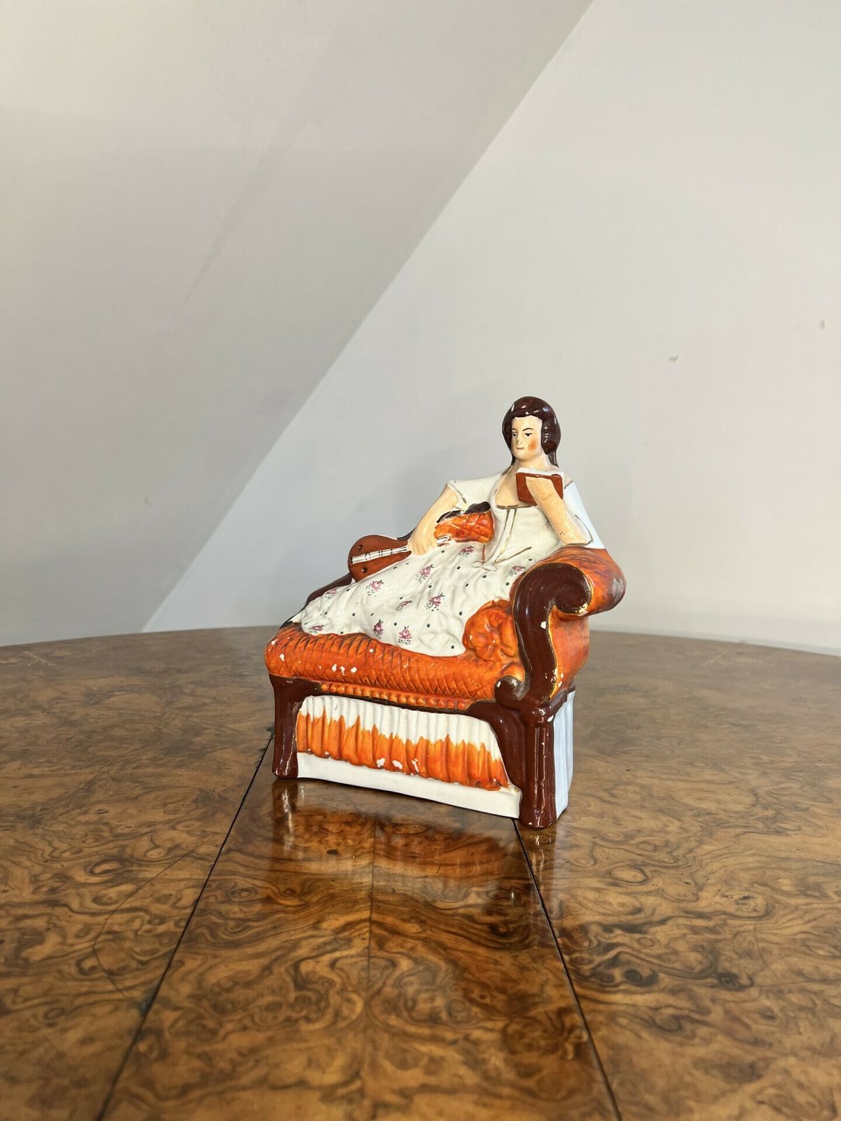 Unusual Pair Of Quality Antique Staffordshire Bookends photo furniture