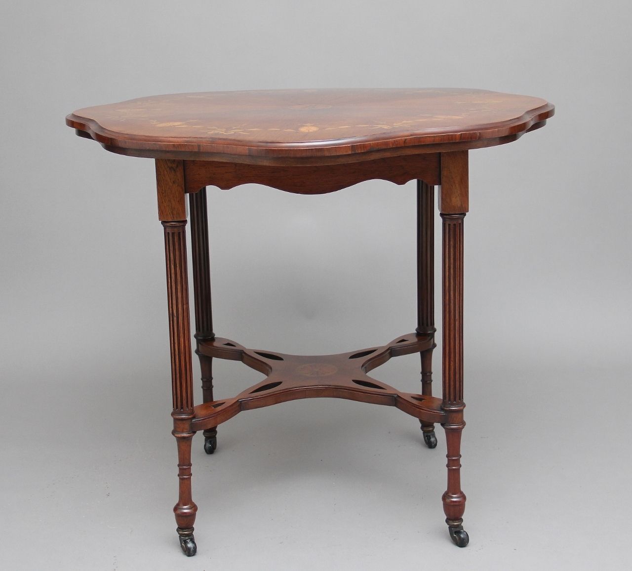 19th Century Rosewood And Marquetry Centre Table photo furniture