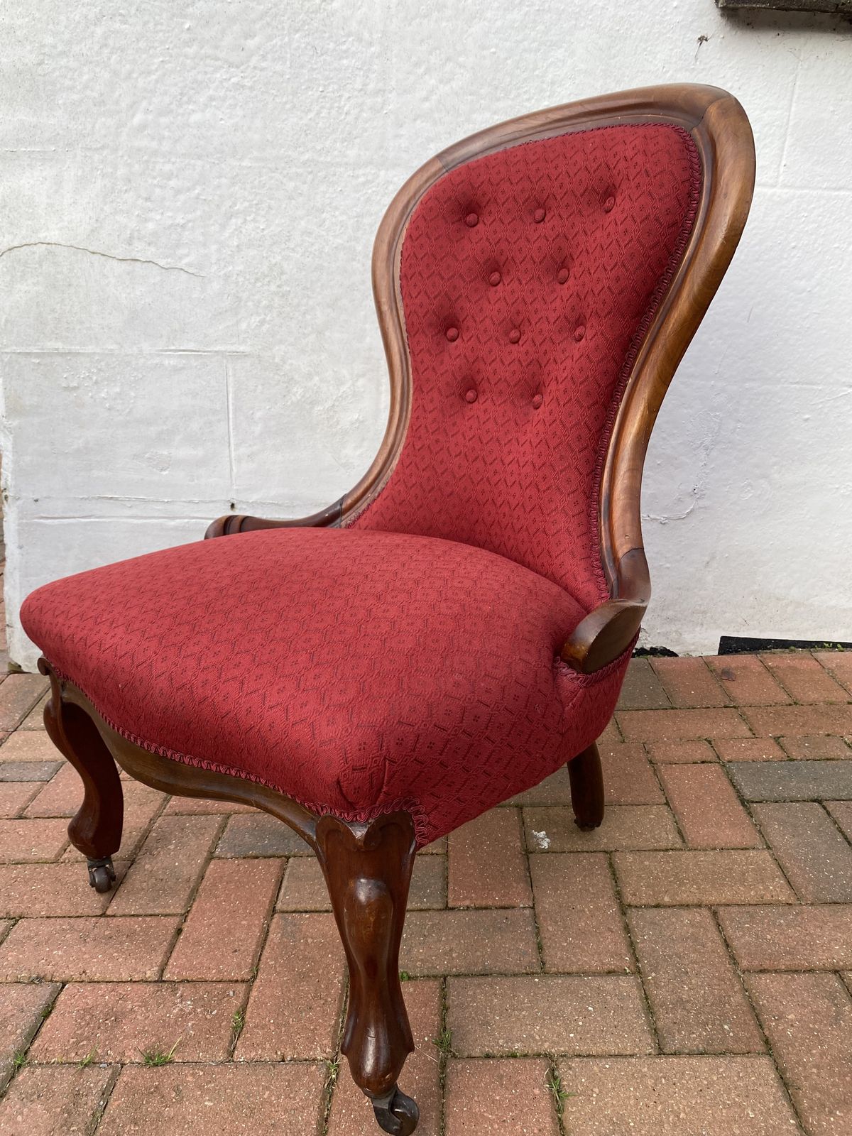 Victorian Mahogany “Ladies” Chair photo vinterior