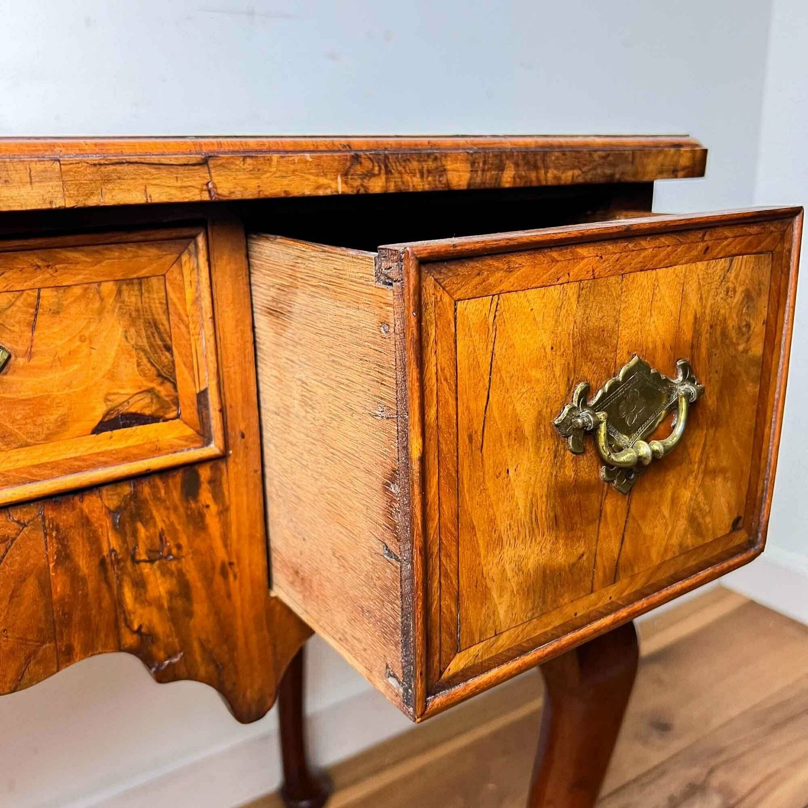 1740.0 18th Century Walnut Lowboy photo