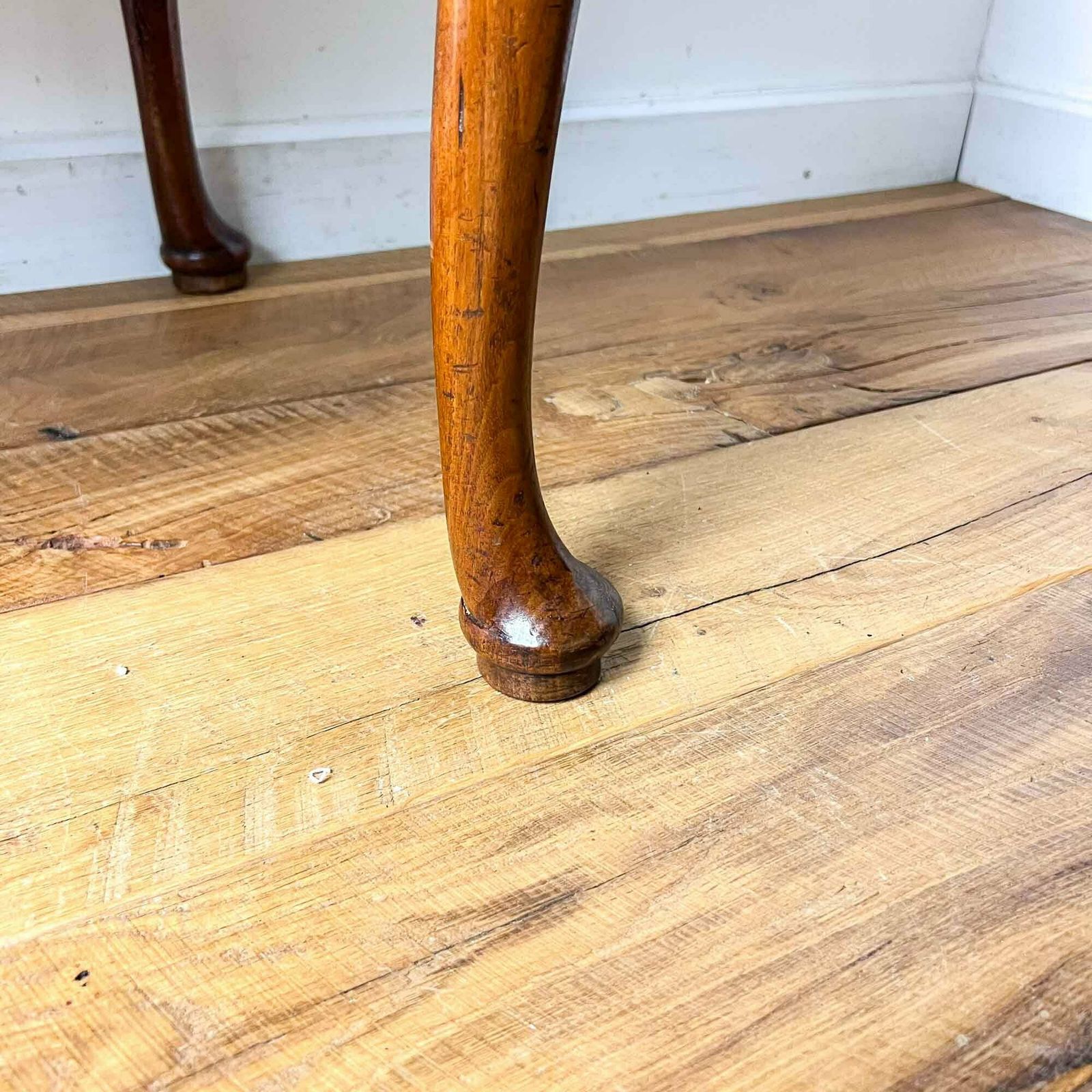 Georgian Fruitwood And Oak Lowboy photo vintage