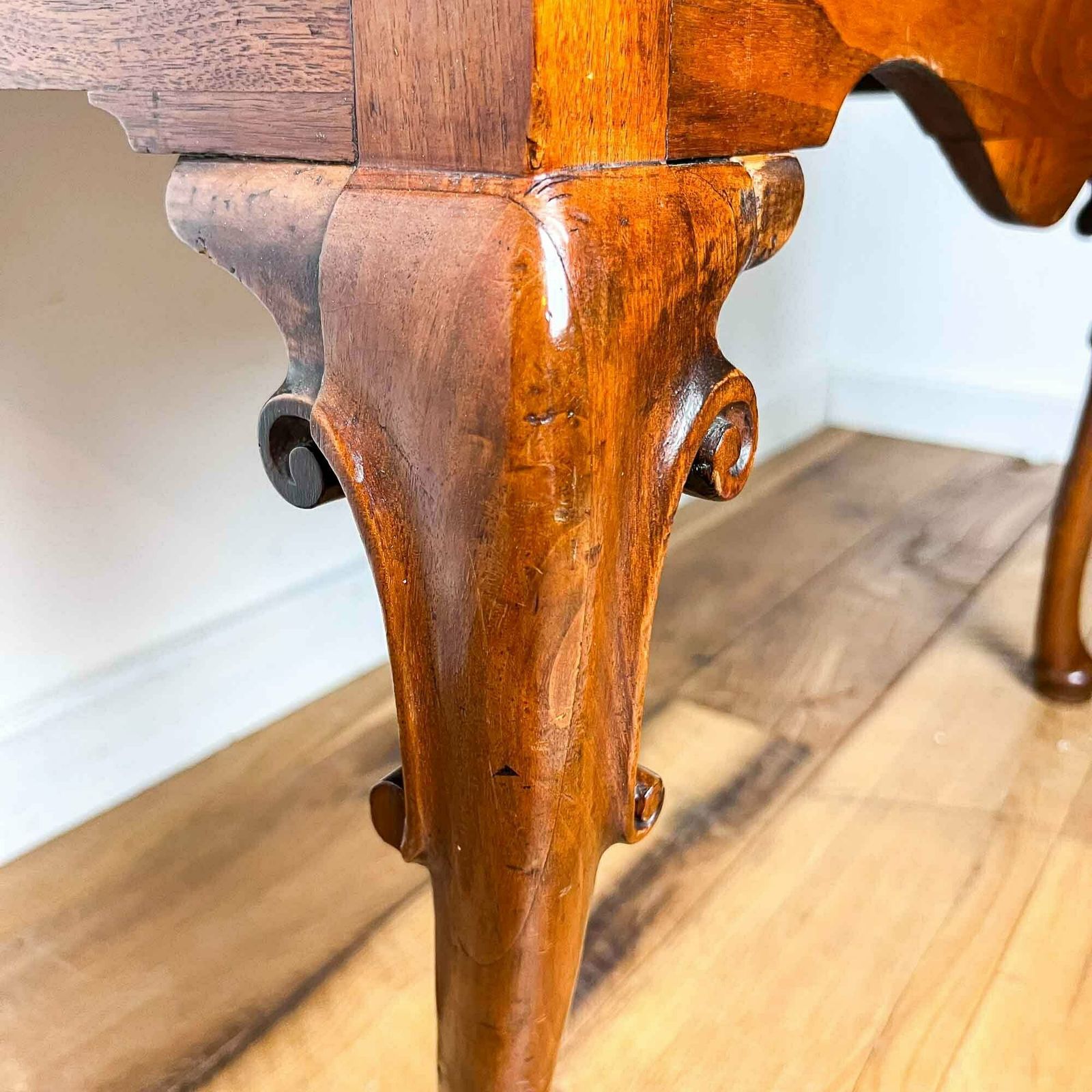 photo furniture Georgian Fruitwood And Oak Lowboy
