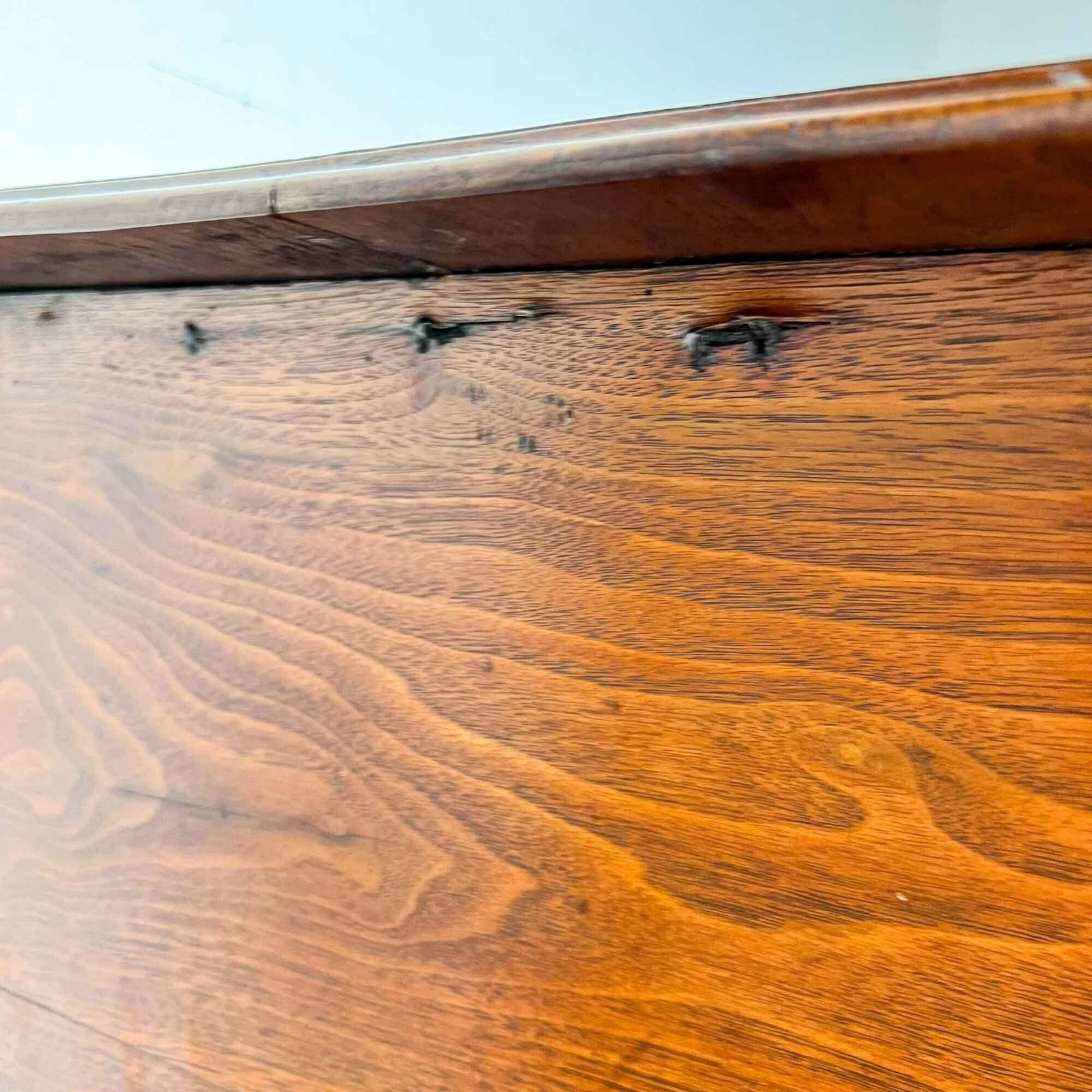 photo for sale Georgian Fruitwood And Oak Lowboy