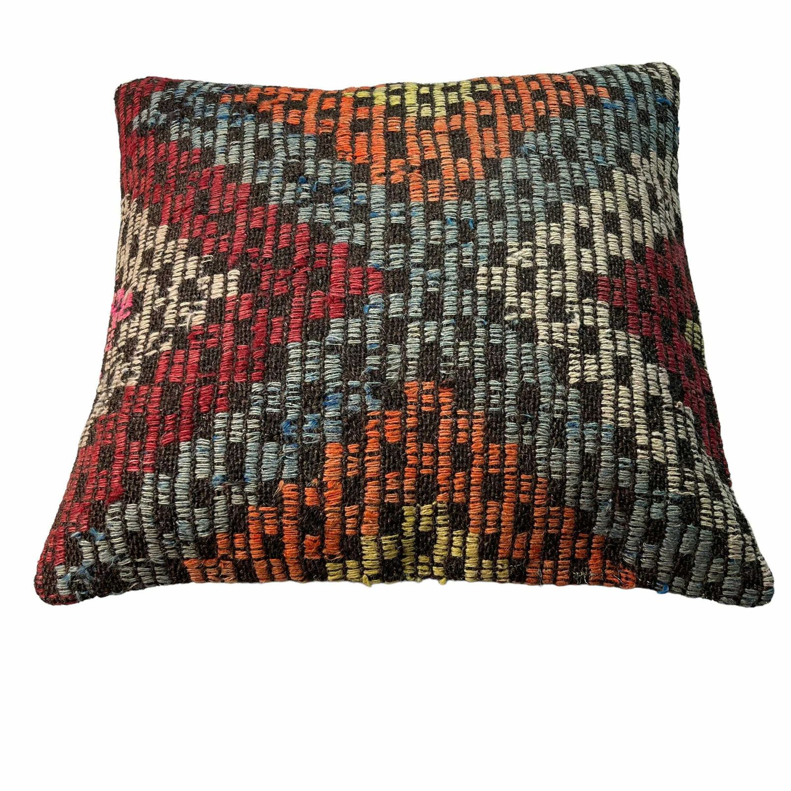 Etnische Kilim Kussen, 45x45 Cm Kussenhoes, Bohemian Kilim Kussen, Handgeweven Kilim Kussen, Sierkussen Voor Bank, Meditatie Kilim Hoes photo buy