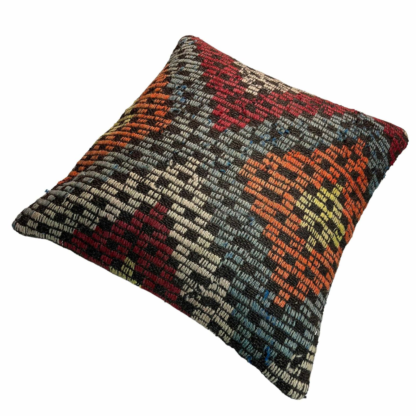 photo furniture Etnische Kilim Kussen, 45x45 Cm Kussenhoes, Bohemian Kilim Kussen, Handgeweven Kilim Kussen, Sierkussen Voor Bank, Meditatie Kilim Hoes