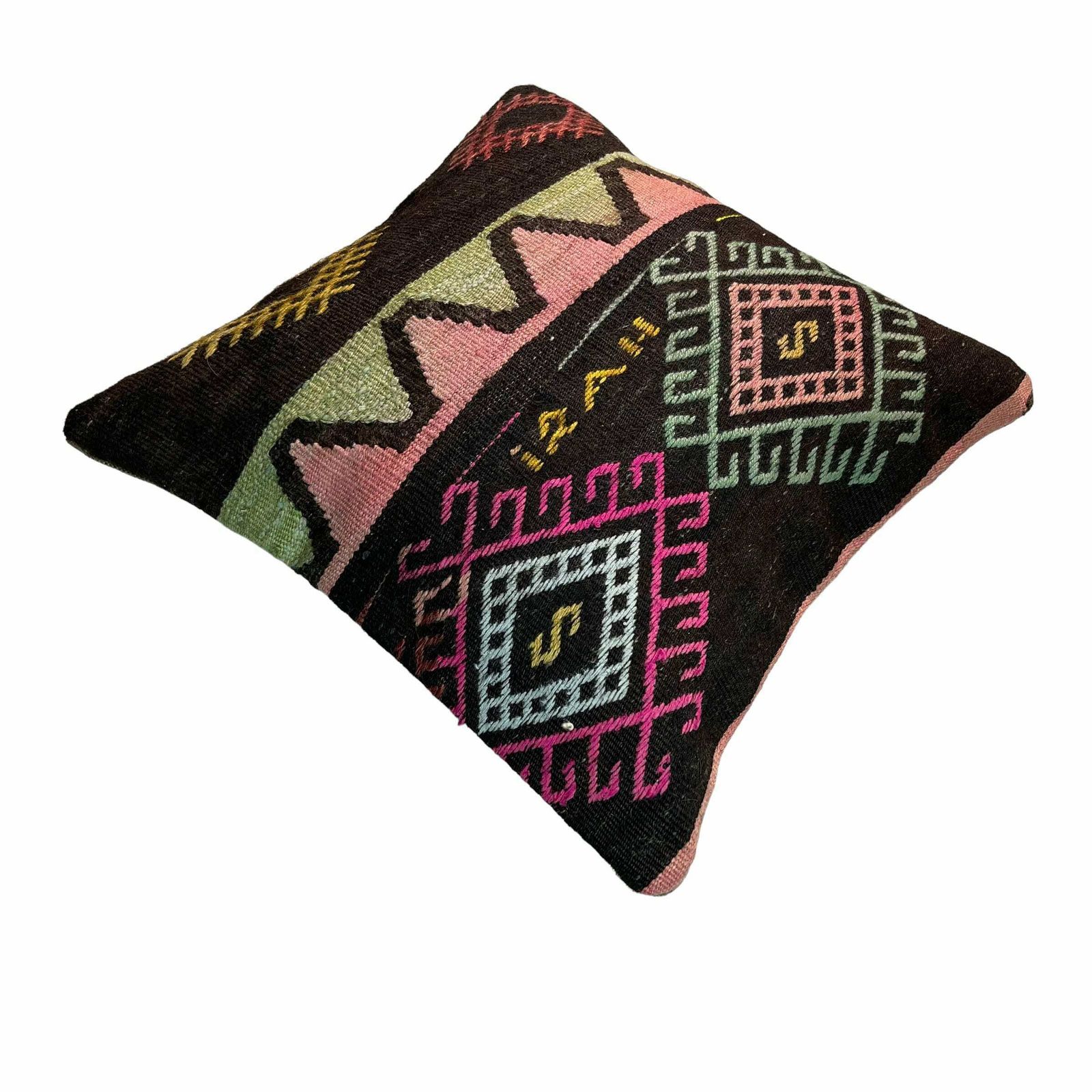 photo furniture Ethnic Kilim Pillow, 18x18 Pillow Cover, Bohemian Kilim Pillow, Handwoven Kilim Pillow, Sofa Throw Pillow, Meditation Kilim Cover