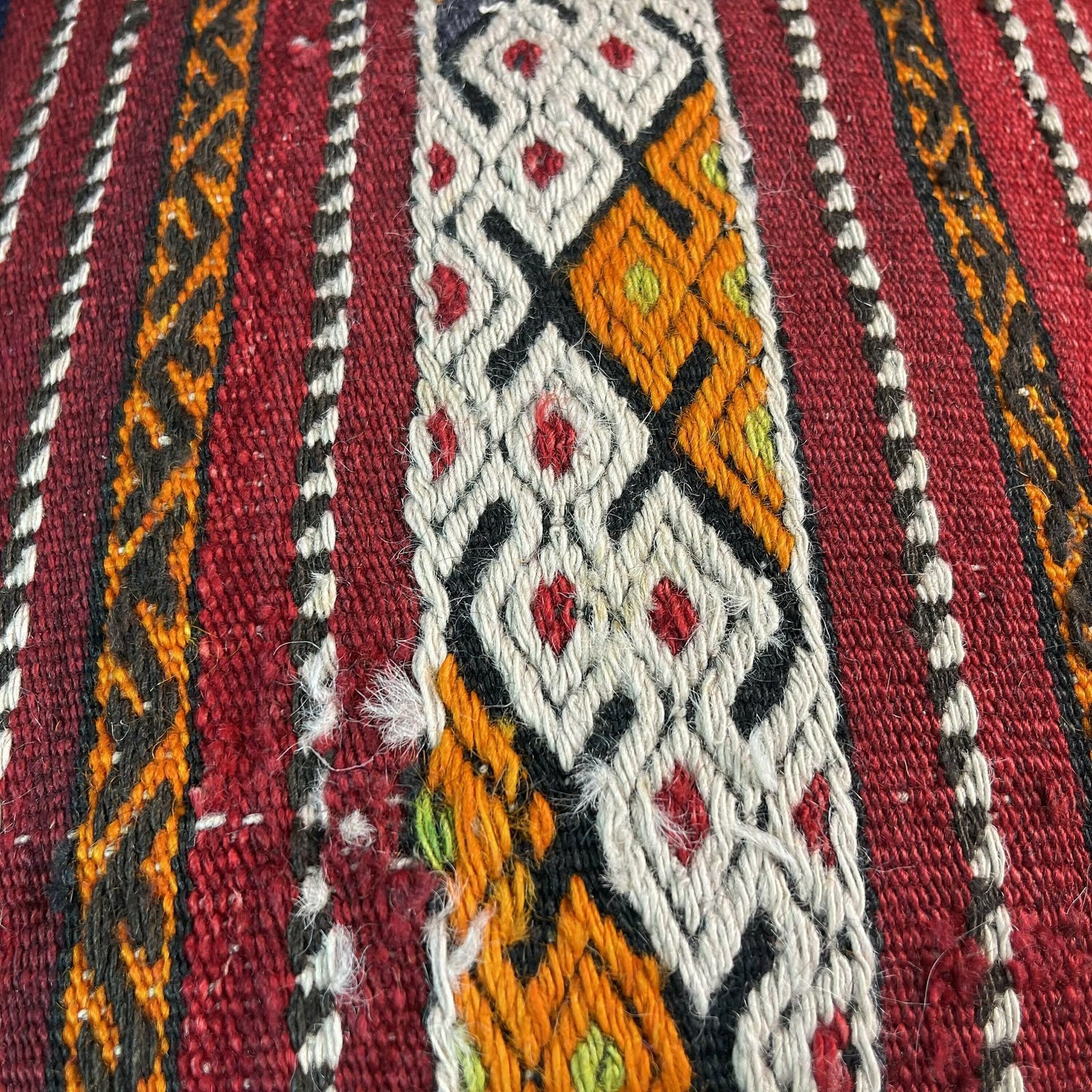 Ethnic Kilim Pillow, 18x18 Pillow Cover, Bohemian Kilim Pillow, Handwoven Kilim Pillow, Sofa Throw Pillow, Meditation Kilim Cover photo buy